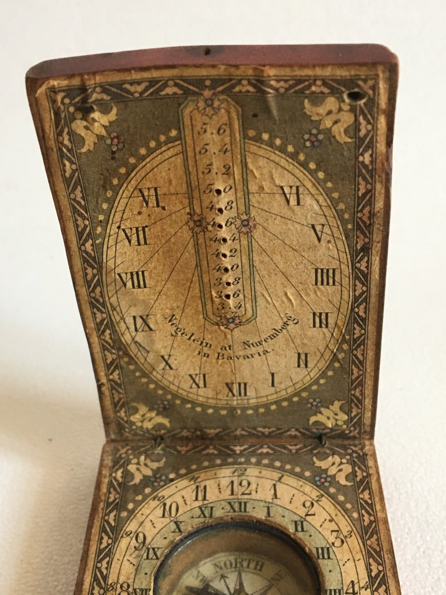 Pocket Sundial, Negelein, Early 19th Century-photo-3